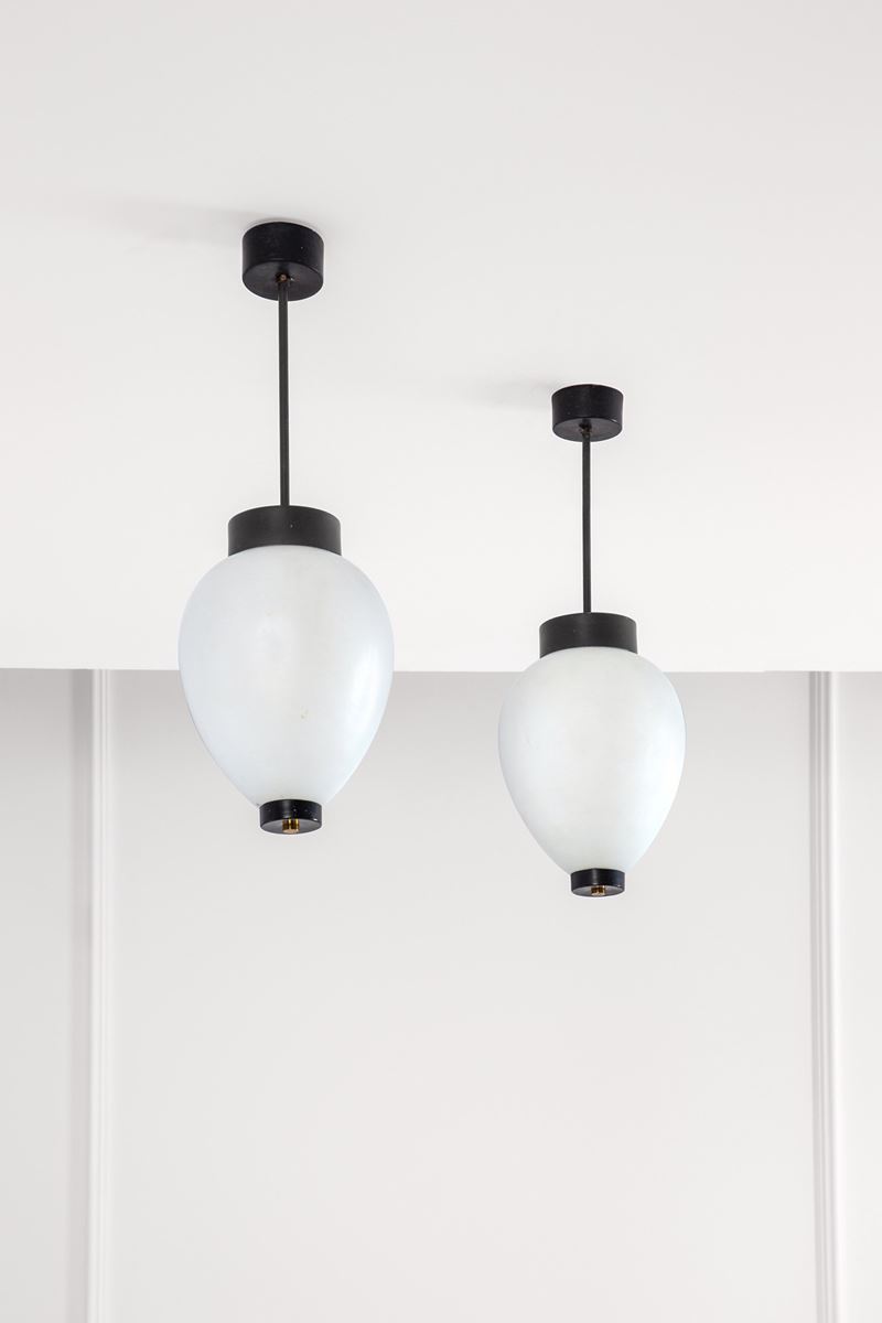 Due lampade a sospensione