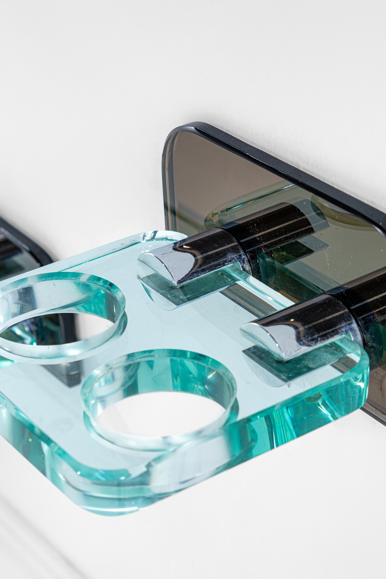 Tre portabicchieri da bagno