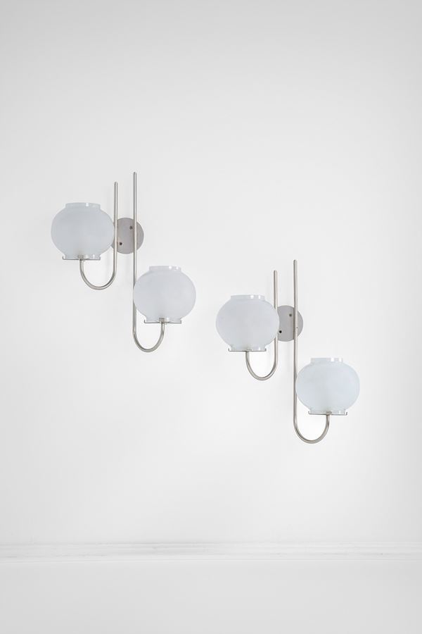 Tito Agnoli - Due lampade da parete mod. 1136/2