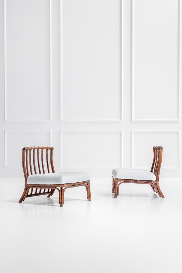 Due poltrone da giardino