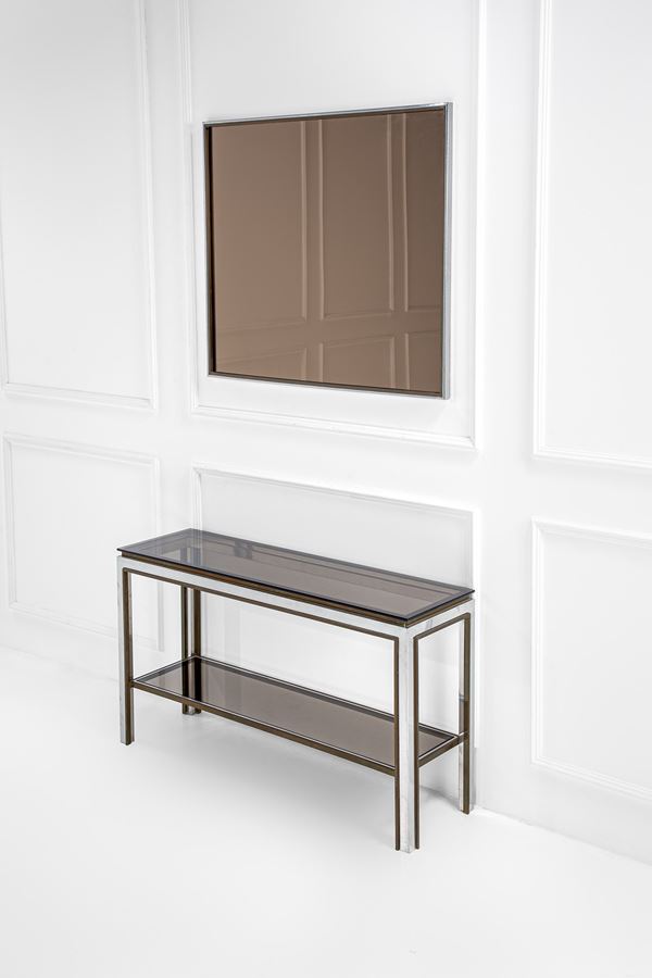 Willy Rizzo, nel gusto di - Console con specchiera