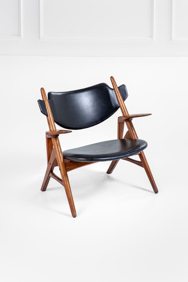 Hans Wegner (attr.) - Seduta con braccioli