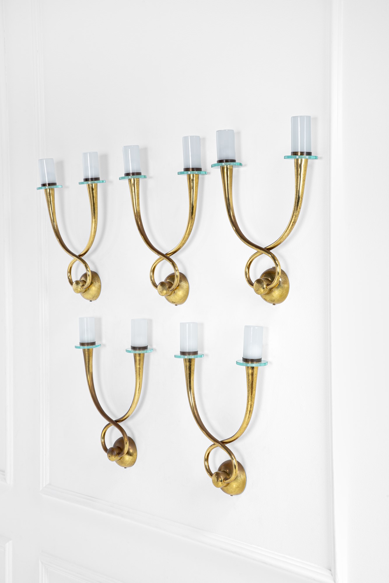 Cinque lampade da parete mod. 4123