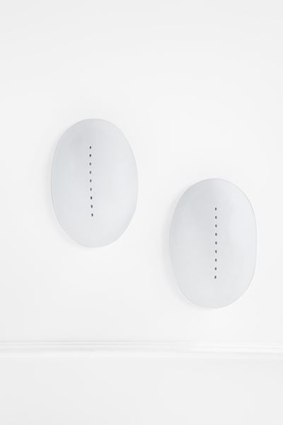 Due Lampade da Parete Omaggio a Lucio Fontana