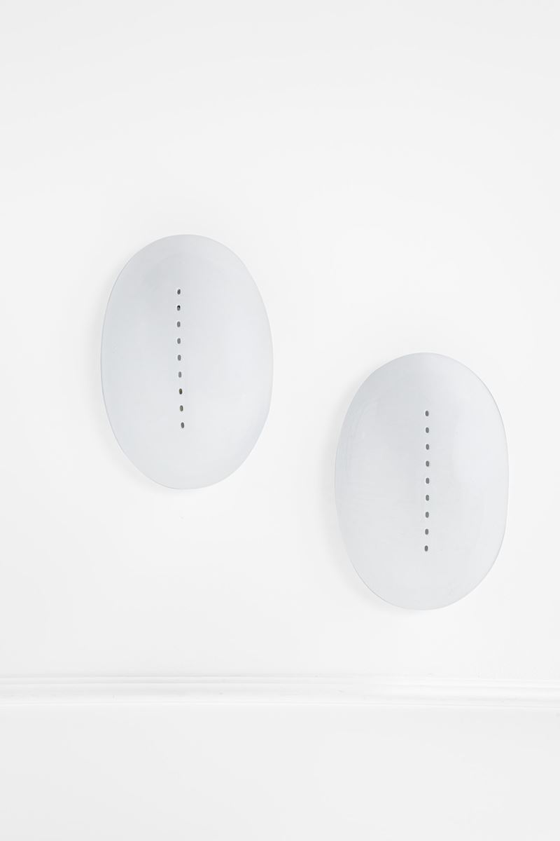 Due Lampade da Parete Omaggio a Lucio Fontana