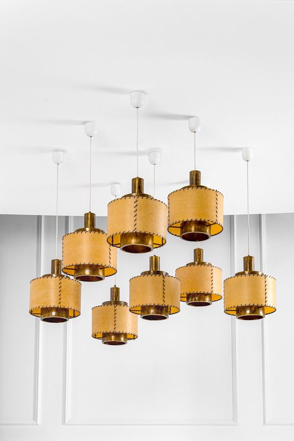 Otto lampade a sospensione