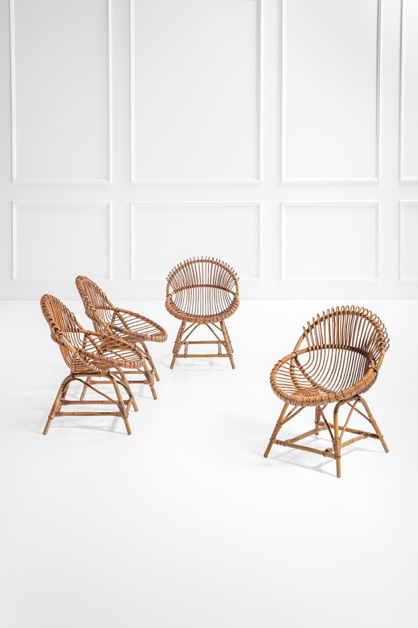 Quattro poltrone da giardino