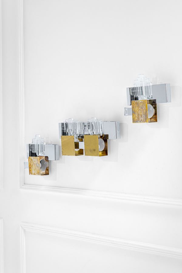 Sciolari - Tre lampade da parete