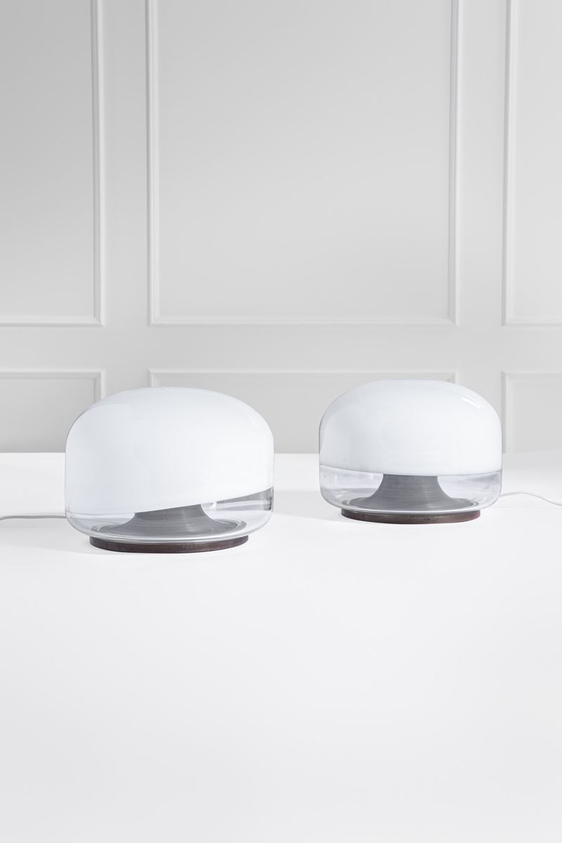 Due lampade da tavolo mod. Medusa