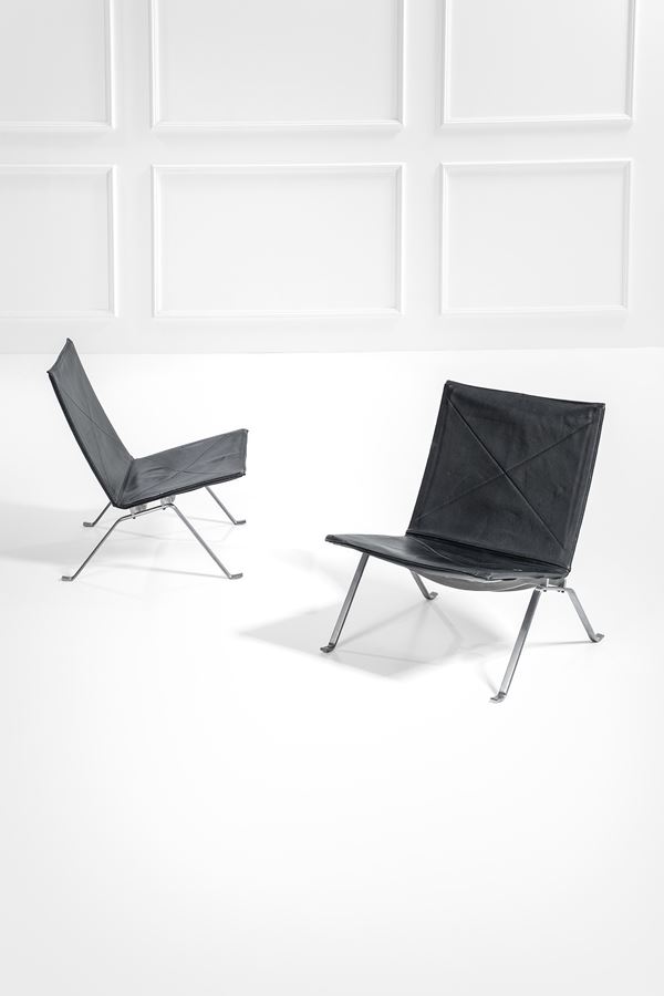 Poul Kjaerholm - Due sedute mod. PK22