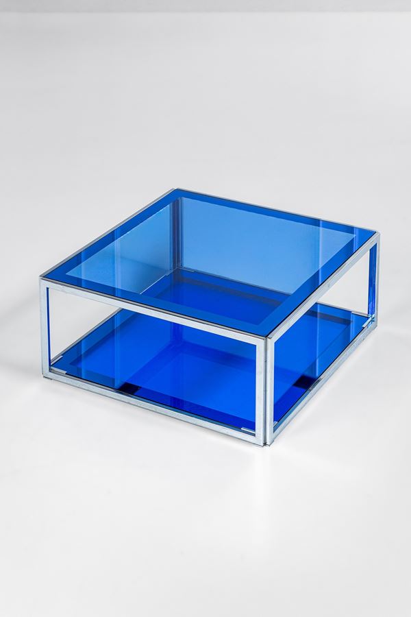 Tavolo basso a due piani