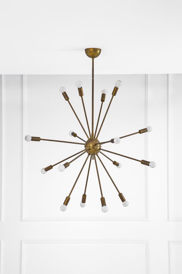 Stilnovo (attr.) - Lampadario Sputnik