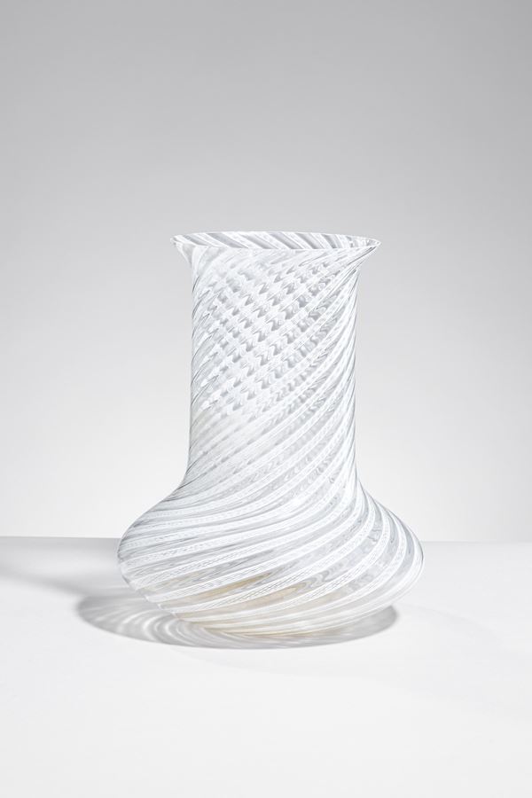 Aureliano Toso (attr.) : Vaso  - Asta Vetri di Murano - Incanto Casa d'Aste e Galleria