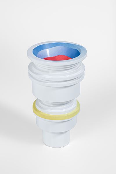 Vaso in ceramica smaltata