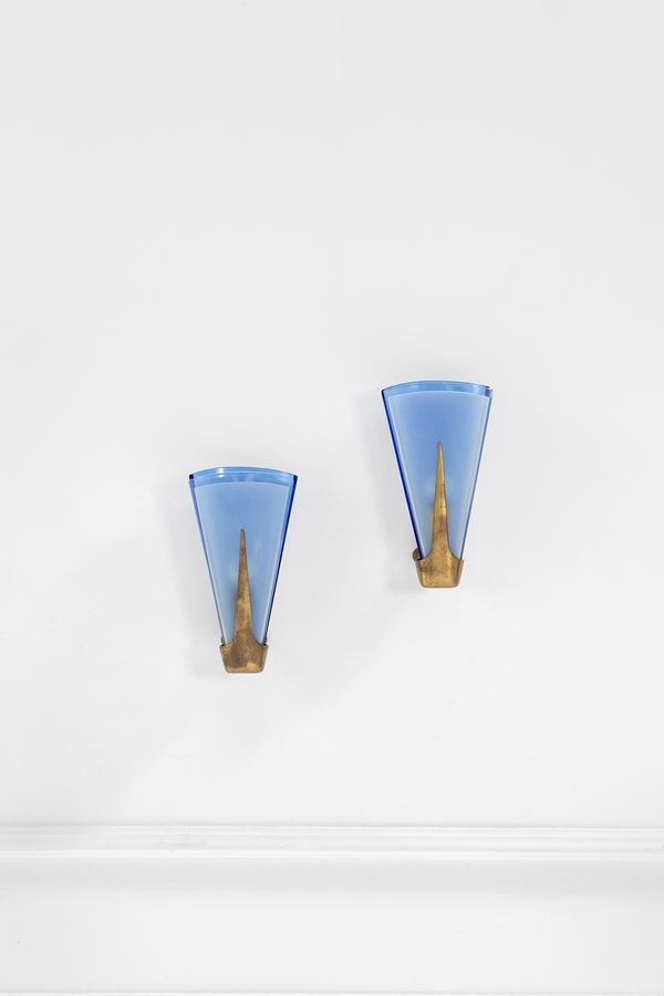 Max Ingrand - Due lampade da parete