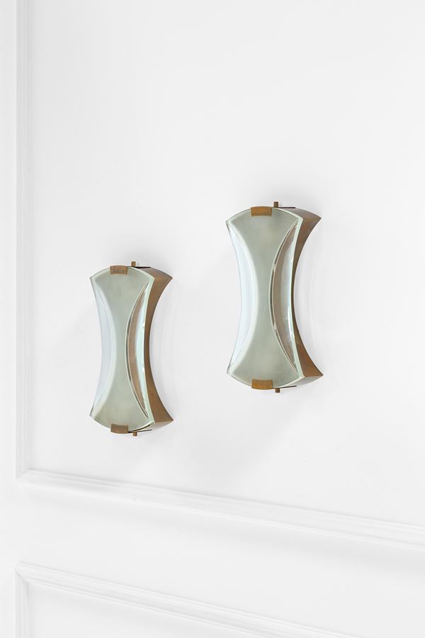 Max Ingrand - Due lampade da parete mod. 2225