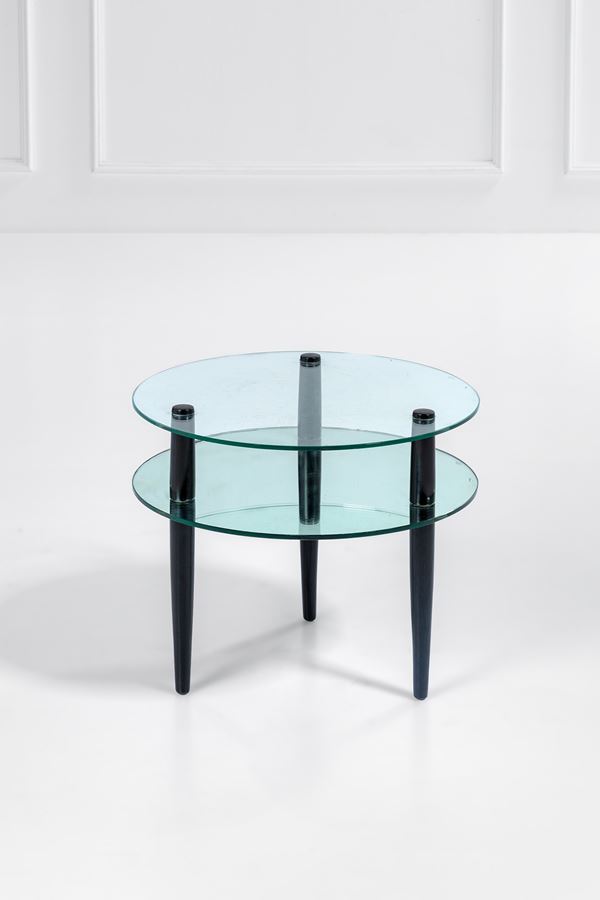 Enrico Paolucci - Tavolino a due piani circolari