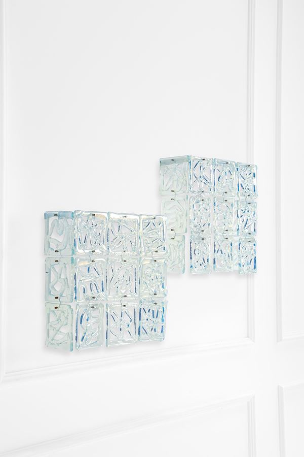 A.V. Mazzega - Due lampade da parete