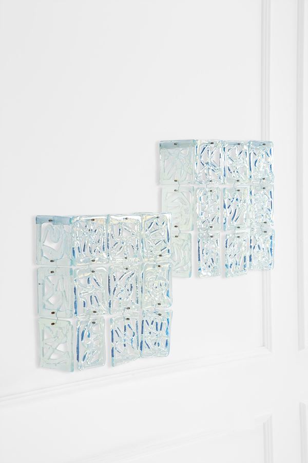 A.V. Mazzega - Due lampada da parete