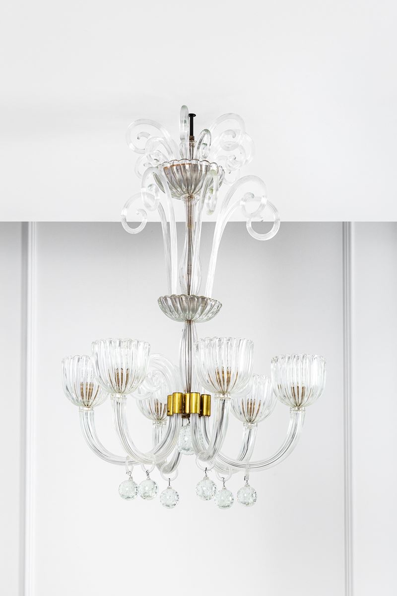 Lampadario a sei bracci