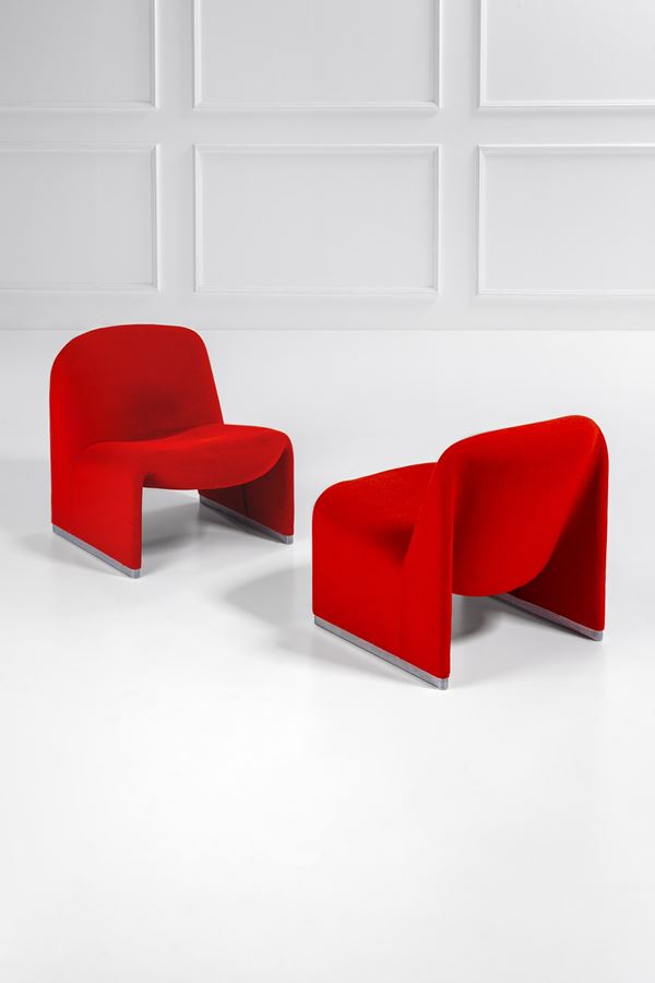 Giancarlo Piretti - Due sedute mod. Alky