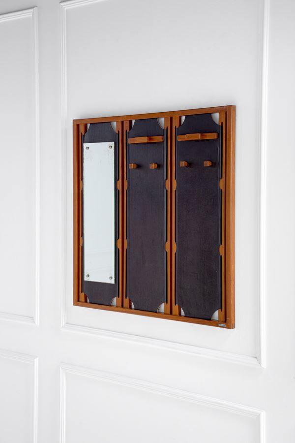 Poltronova - Attaccapanni da parete con specchiera