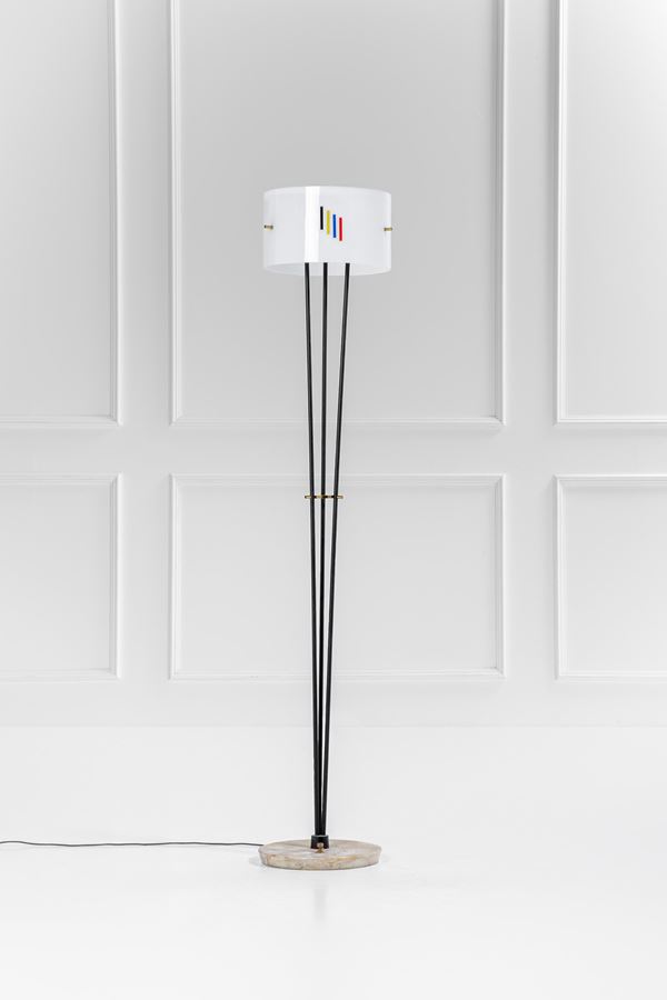 Angelo Brotto (attr.) - Lampada da terra