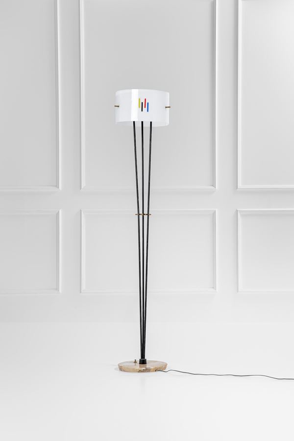 Angelo Brotto (attr.) - Lampada da terra