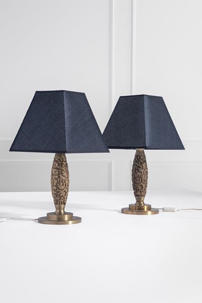 Due Lampade da Tavolo Mod. Benny