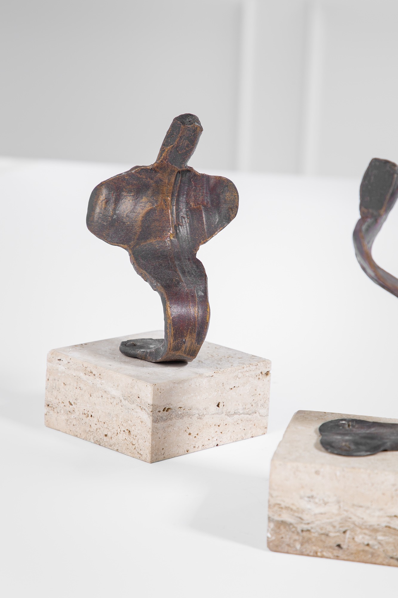 Toni Benetton - Due sculture in ferro modellato a caldo