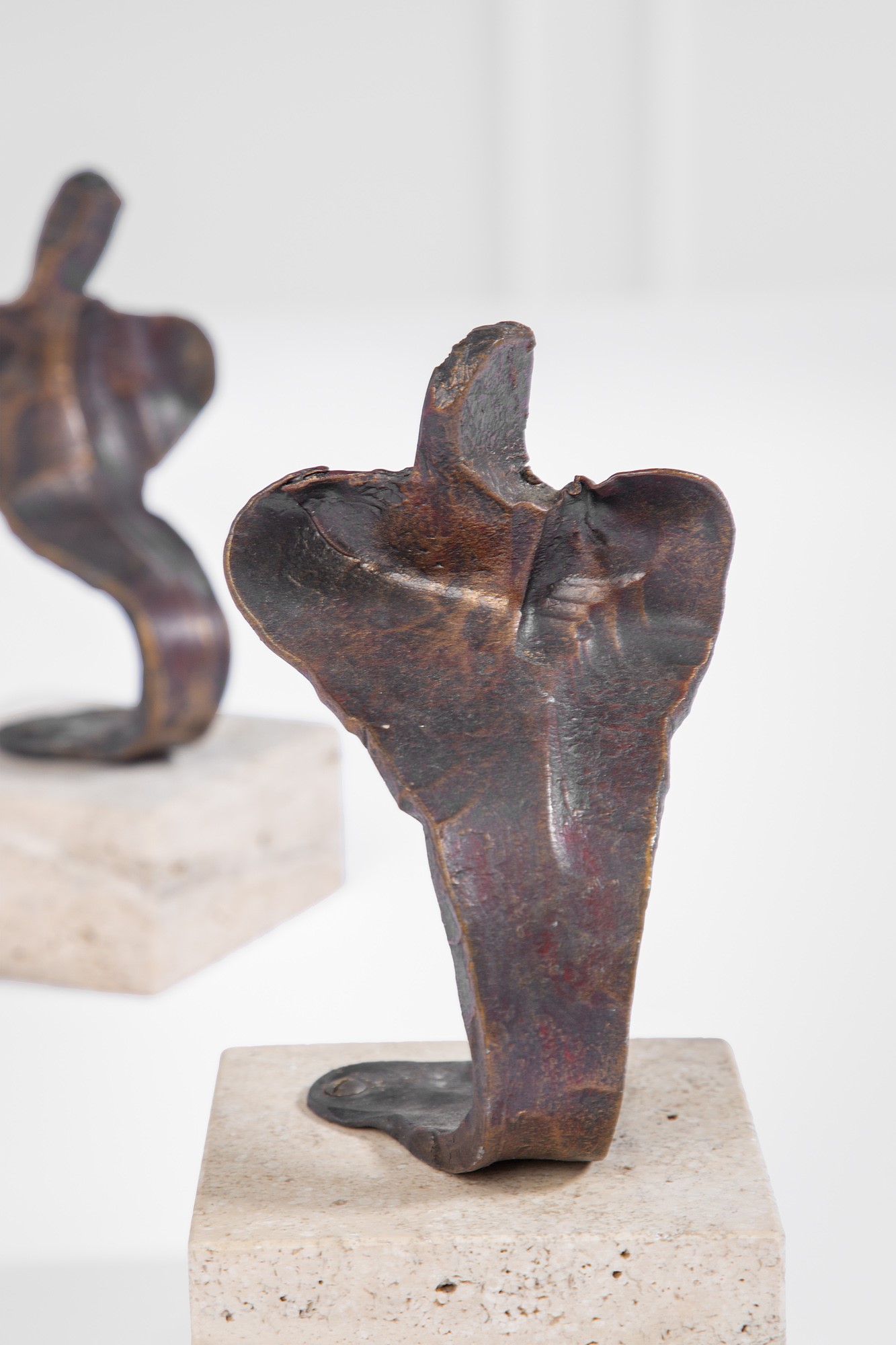 Toni Benetton - Due sculture in ferro modellato a caldo