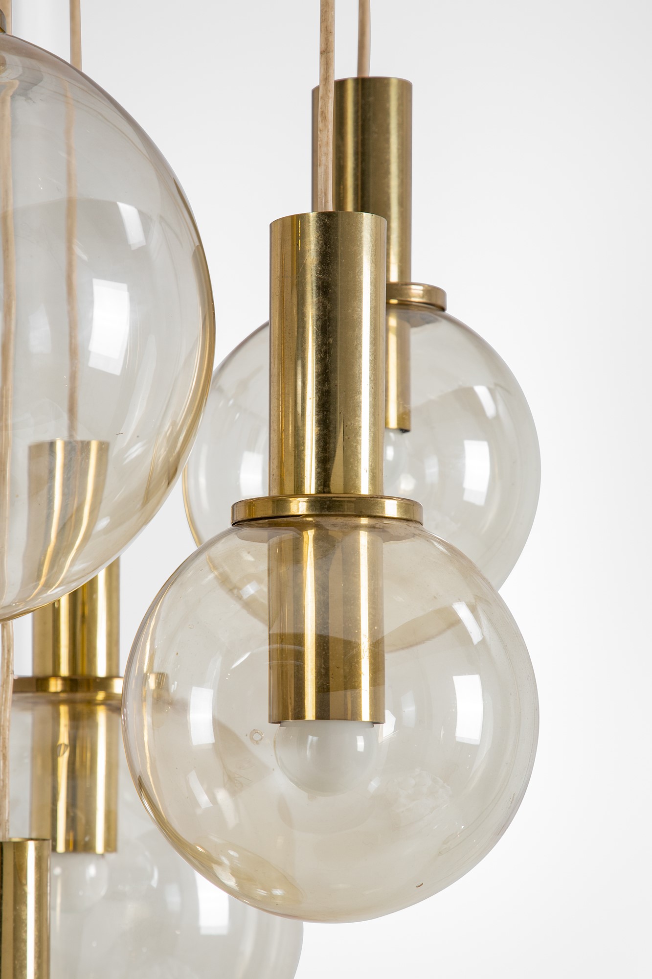 Lampada a sospensione a sette globi