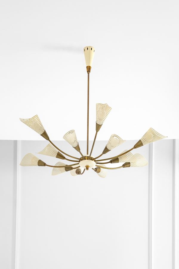 Lampadario a dodici luci