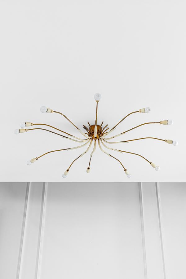 Lumen (attr.) - Lampadario a dodici luci