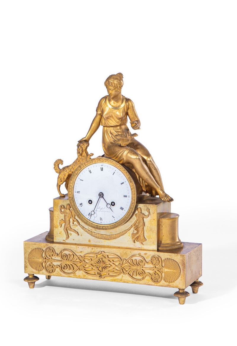 Orologio in bronzo - Parigi XIX sec.