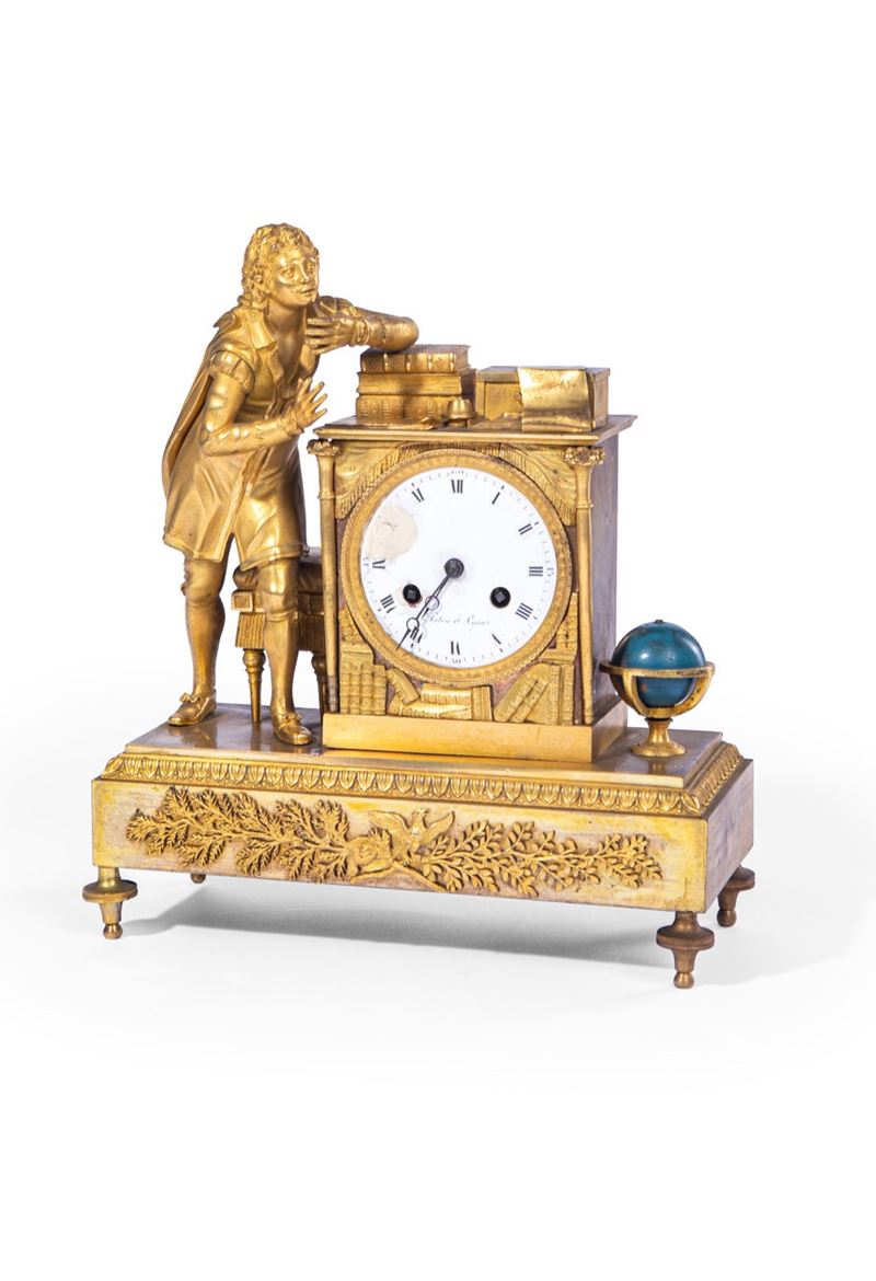 Orologio in bronzo - Francia XIX sec.