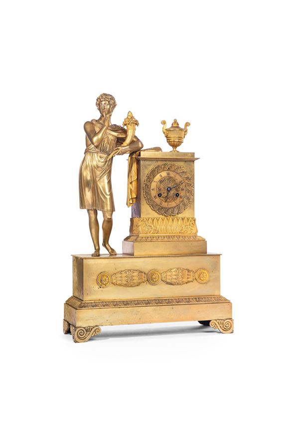 Orologio in bronzo - Francia XIX sec.