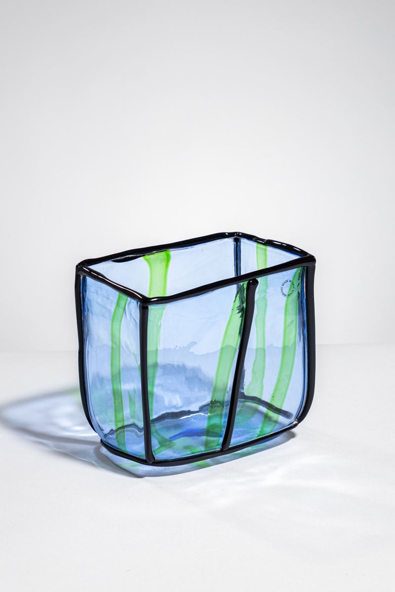 Fulvio Bianconi - Vaso della serie Epipedos, vetro soffiato