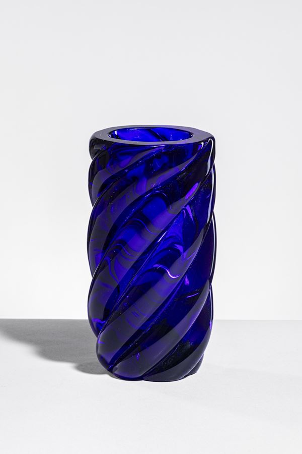 Archimede Seguso - Vaso costolato