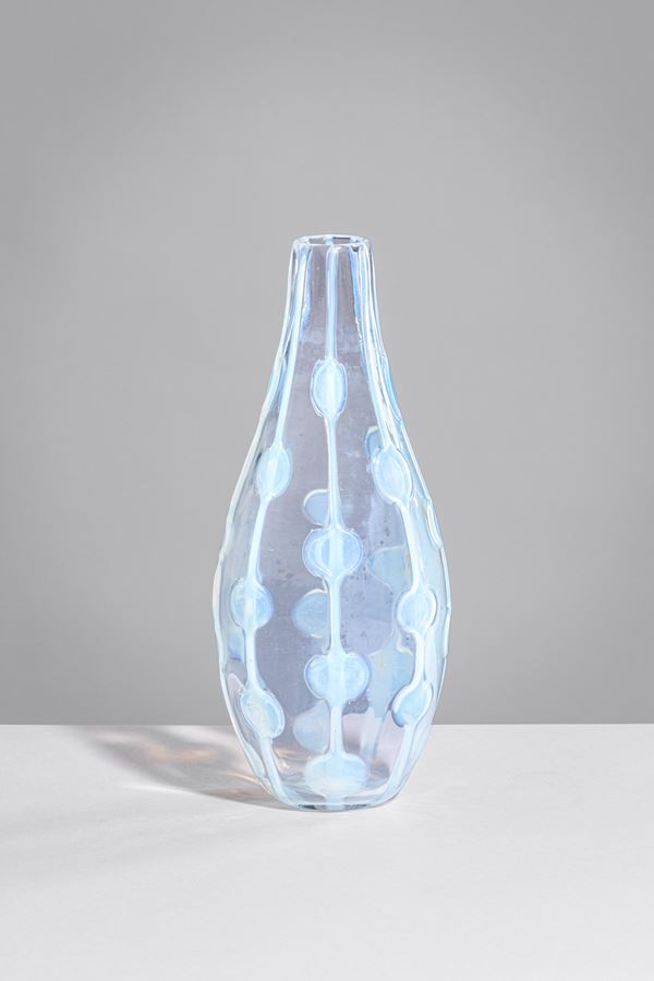 Ercole Barovier - Vaso Opalino a Fiamma