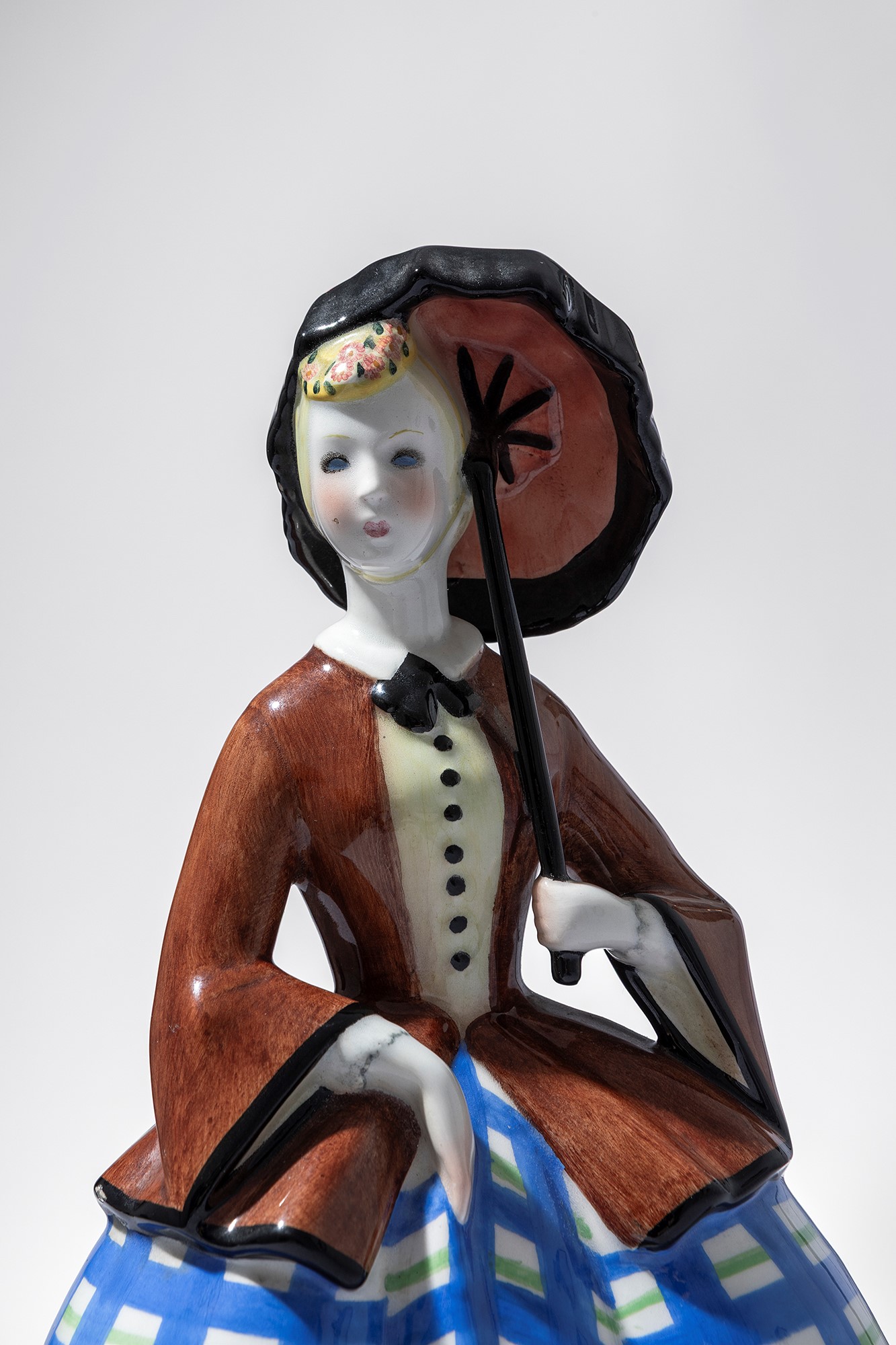 Damina con ombrellino