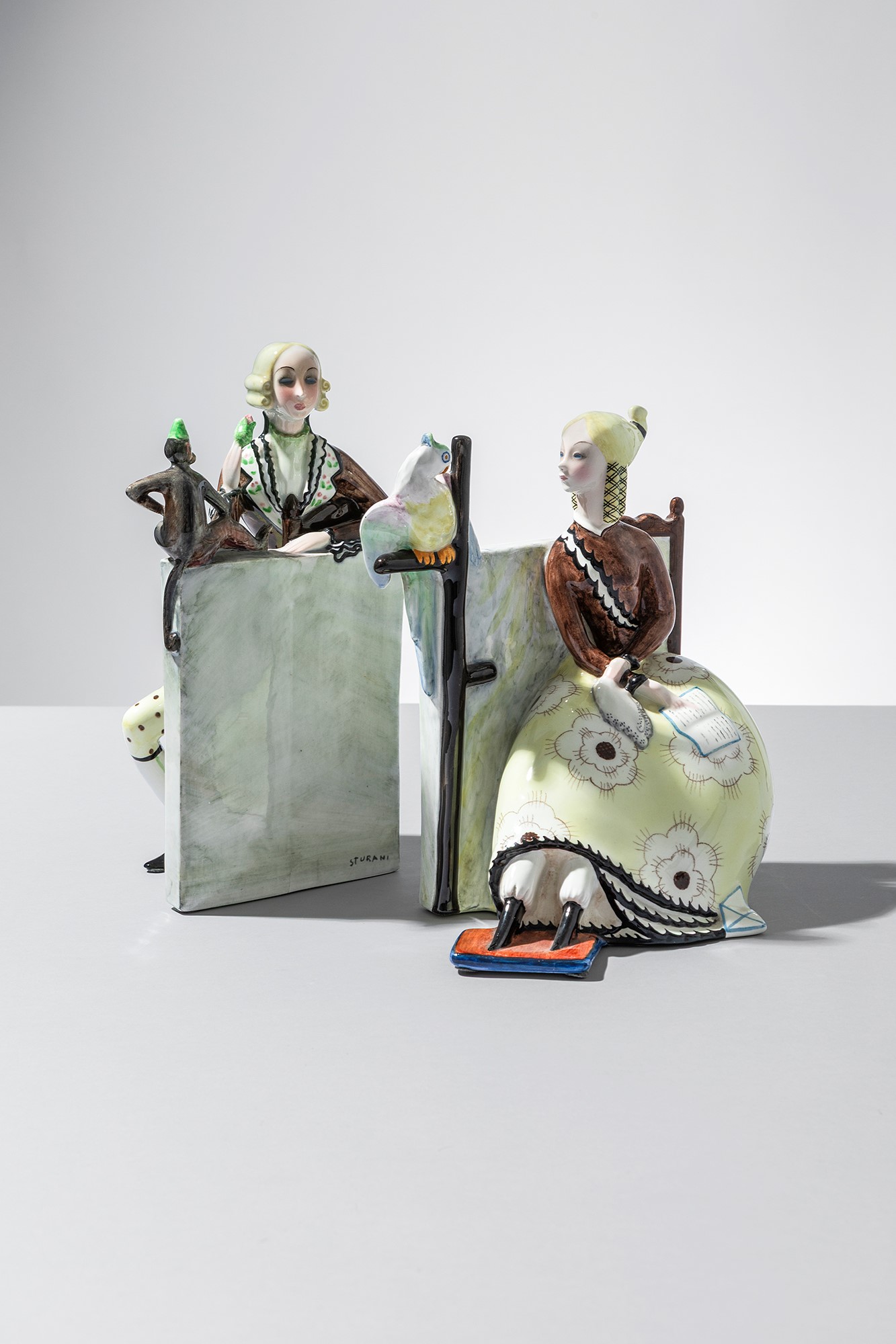 La zitella e il pappagallo, Il cavaliere e la scimmia