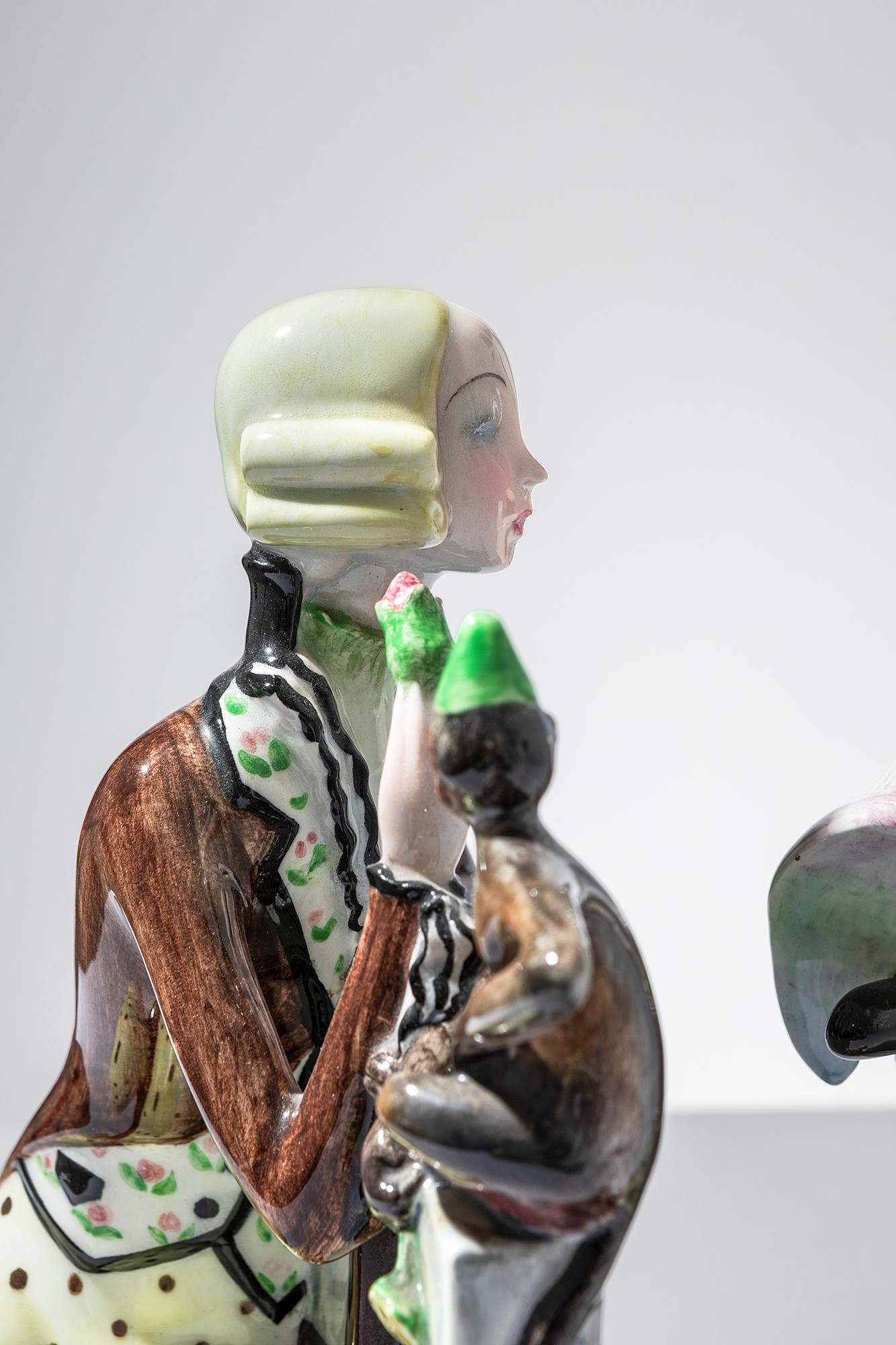 La zitella e il pappagallo, Il cavaliere e la scimmia