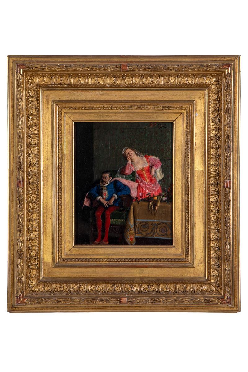 Interno con scena teatrale