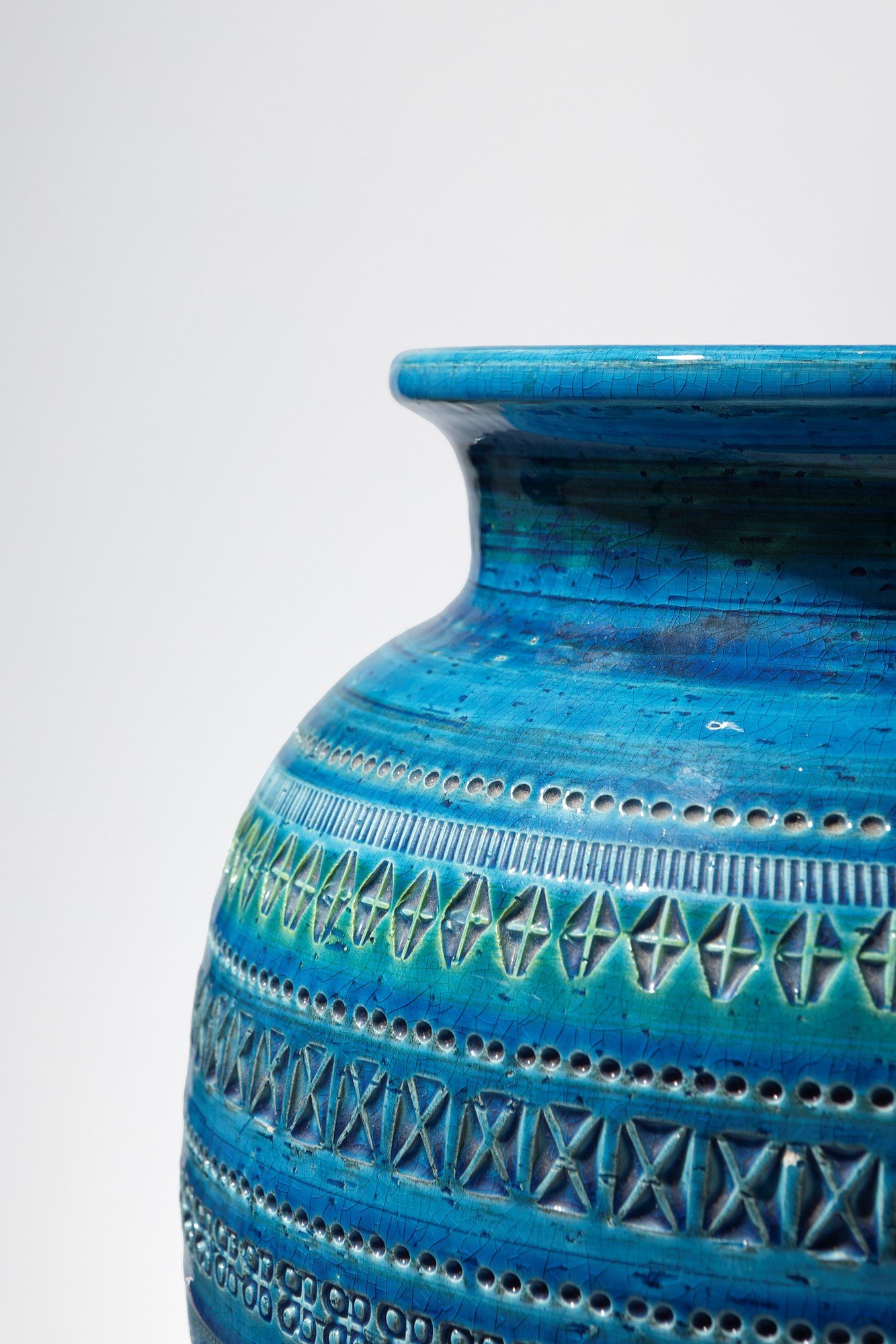 Grande vaso della serie Rimini Blu