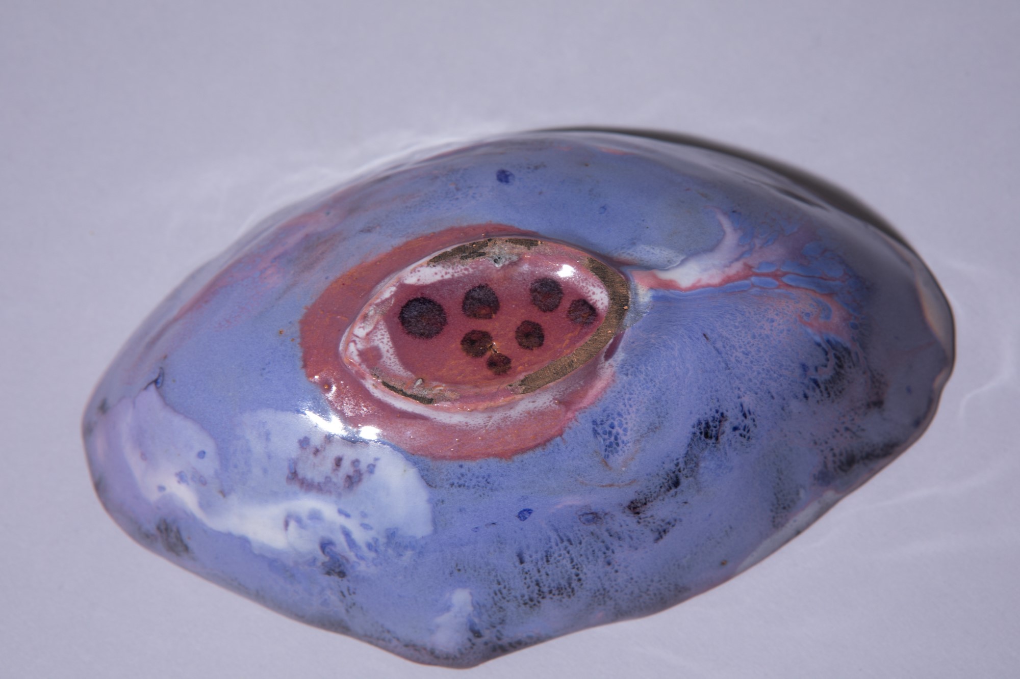 Fausto Melotti - Coppa in ceramica smaltata policroma