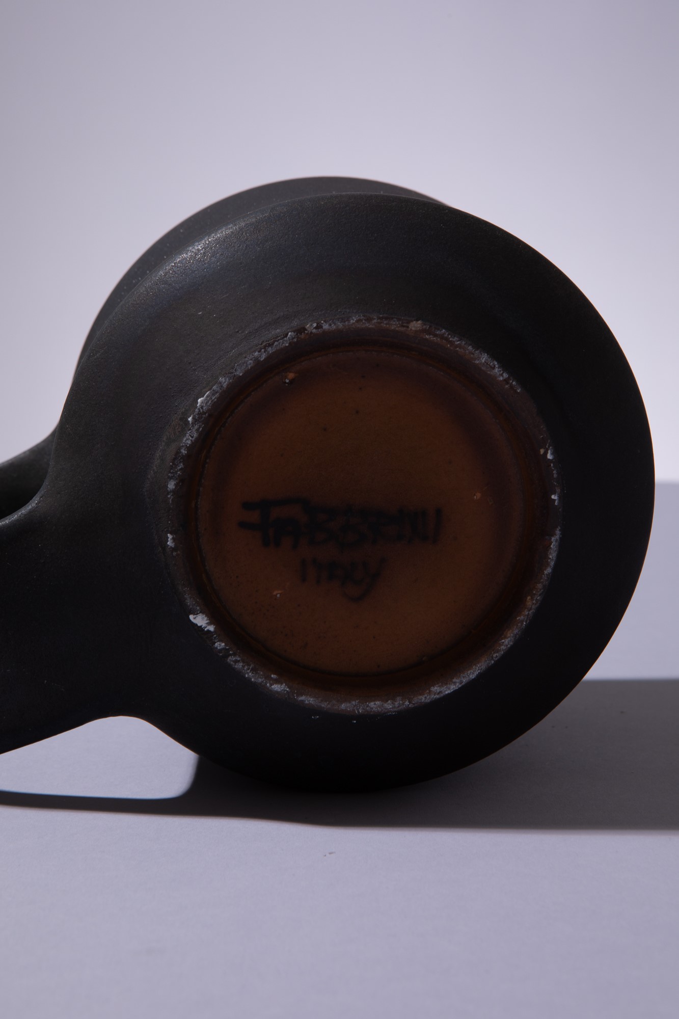 Federigo Fabbrini - Versatoio e teiera in ceramica smaltata, circa 1960