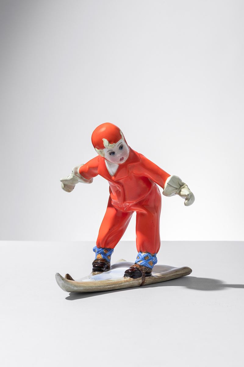 Figura di sciatore