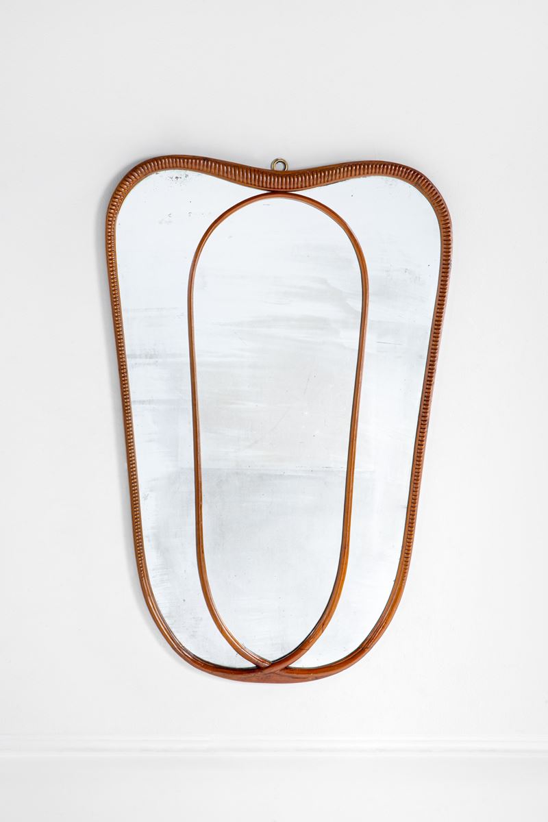 Specchiera a doppia cornice