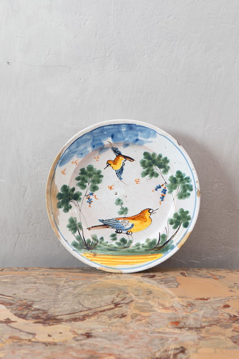 Piatto - Manifattura di Savona XVIII sec.